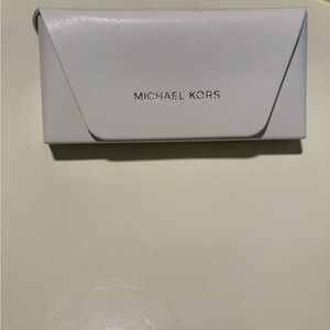 Michael Kors White glasses case